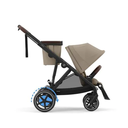 Cybex eGazelle S - Black Frame with Almond Beige Seat - OPEN BOX 524001219 Tjskids.com