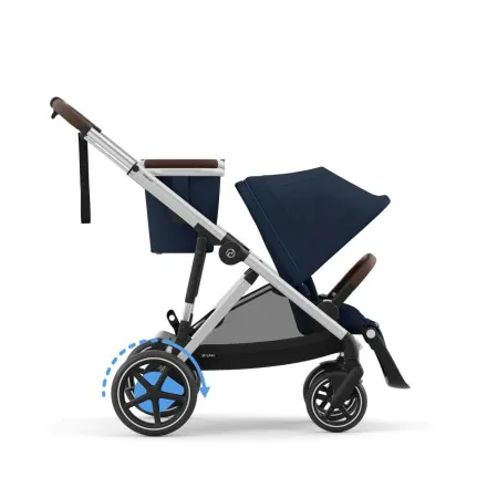 Cybex eGazelle S - Silver / Ocean Blue - OPEN BOX 524000533 Tjskids.com