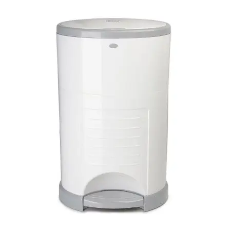 Dekor Eko Plus White Diaper Pail 2-12221 894433002874 Tjskids.com
