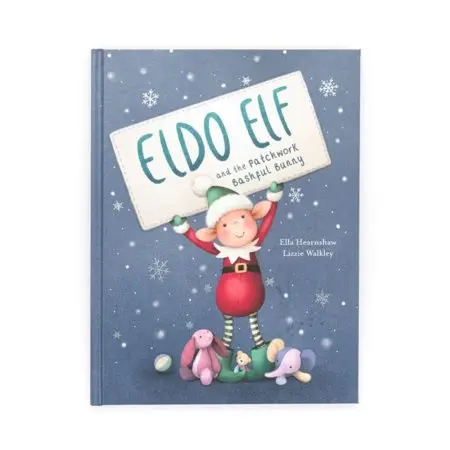 Jellycat Eldo Elf and the Patchwork Bunny Book BK4ELD Tjskids.com
