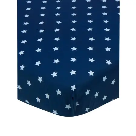 Gerber Fitted Crib Sheet - Stars GCW10161 13618220593 Tjskids.com