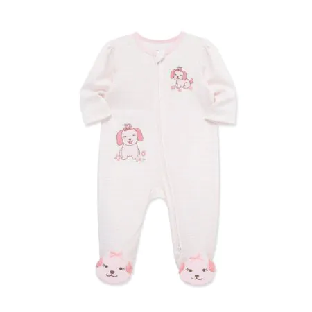 Little Me	Footie - Lovely Pups Preemie LBQ16887N-PRE	197539304713 Tjskids.com