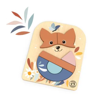 Speedy Monkey Fox Puzzle SP1036	850047013774 Tjskids.com