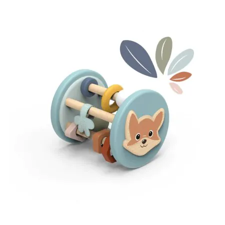 Speedy Monkey Fox Roller Rattle SP1034 850047013736 Tjskids.com