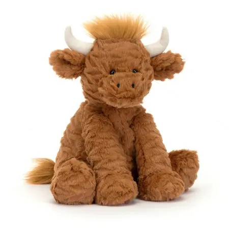 Jellycat Fuddlewuddle Highland Cow FW6HC 670983146493 Tjskids.com
