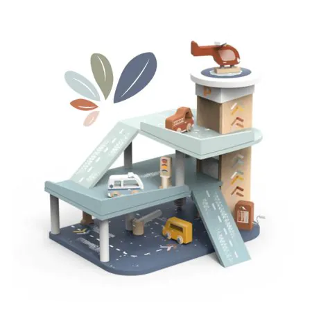 Speedy Monkey Garage Playset SP3024	850047013972 Tjskids.com