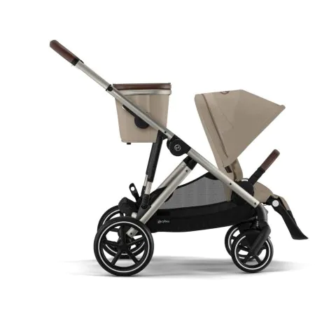 Cybex Gazelle S Stroller - Taupe / Almond Beige - OPEN BOX 522005249 Tjskids.com