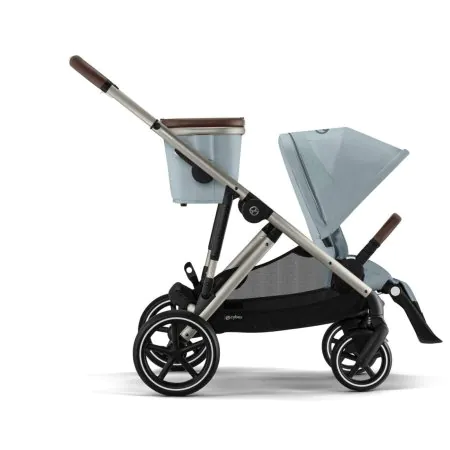 Gazelle S Stroller - Taupe / Sky Blue - OPEN BOX