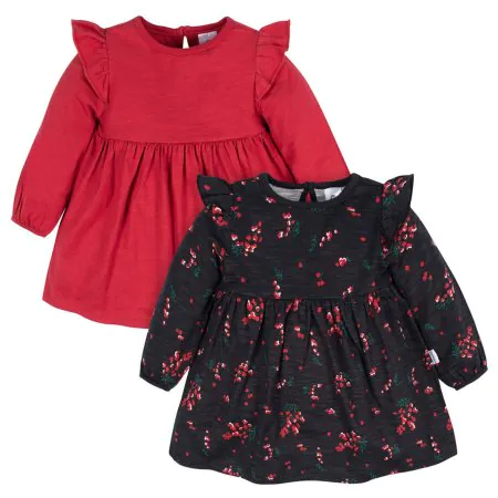 Baby Doll Dress 2 Pack - Holly Berries