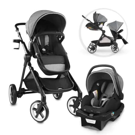 Evenflo Gold Pivot Xpand Smart Modular Travel System Moonstone