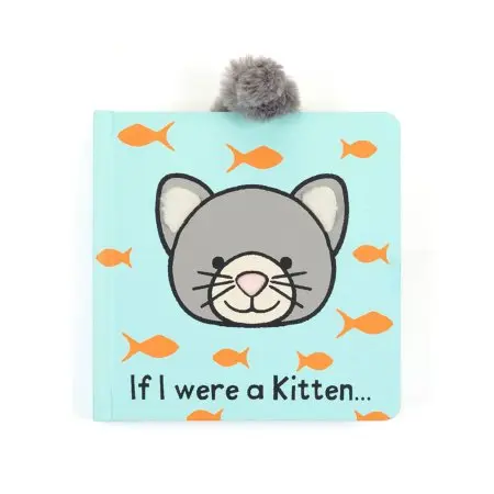 Jellycat If I Were A Kitten Board Book BB44KIT 670983162462 Tjskids.com