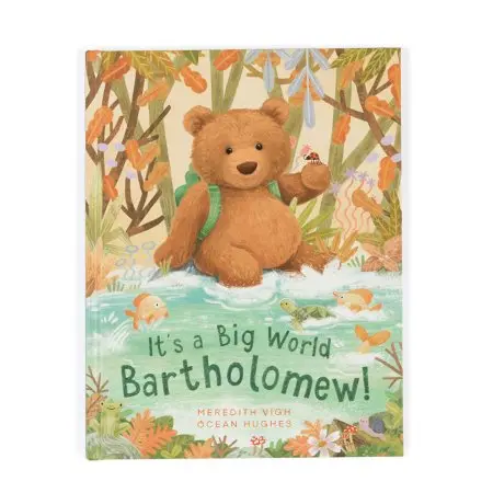 Jellycat It's a Big World Bartholomew Book BK4BAR 670983155785 Tjskids.com