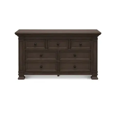 Tillen 7 Drawer Double Dresser - Truffle