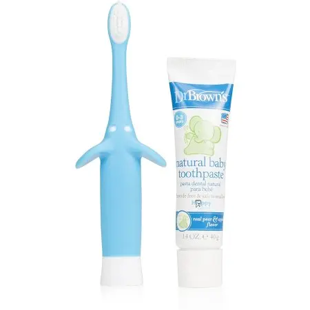 Elephant Toothbrush & Toothpaste - Blue
