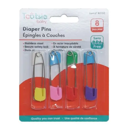 Baby Diaper Pins 8 Pack