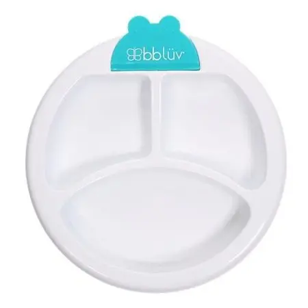 Plato Warm Feeding Plate - Aqua