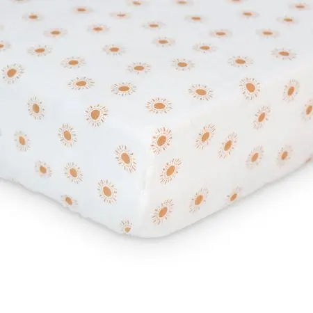 Cotton Crib Sheet - Suns