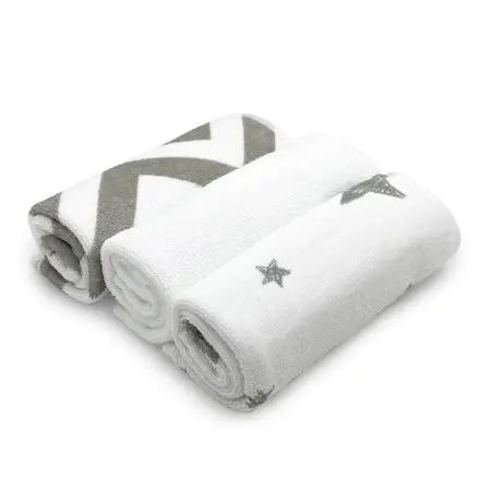Washcloth 3 Pack - Grey