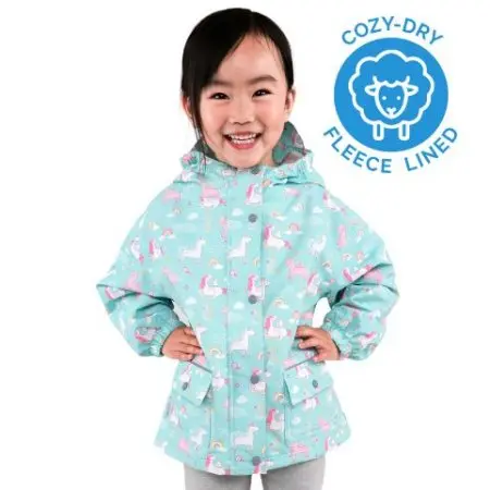 Cozy-Dry Rain Jacket - Unicorn