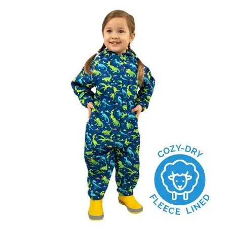 Cozy-Dry Waterproof Playsuit - Dinoland