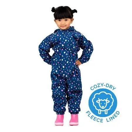 Cozy-Dry Waterproof Playsuit - Terrazzo