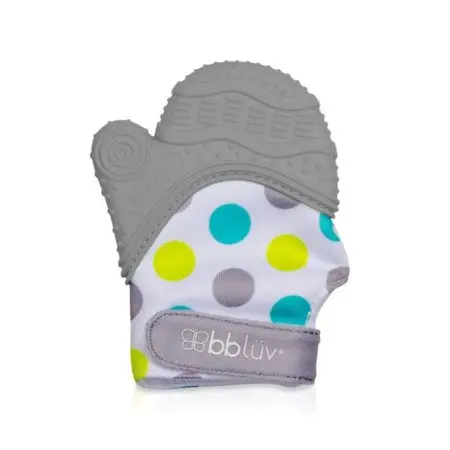 GLUV Teething Mitt - Grey