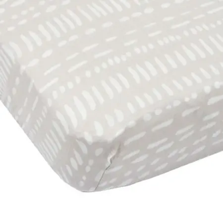 Crib Sheet - Grey Mudcloth