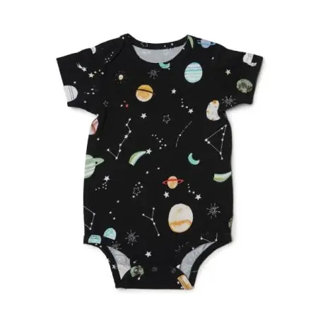 Bodysuit in Tencel - Planets 0 - 3 months