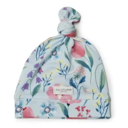 Top Knot Beanie Tencel - Bluebell