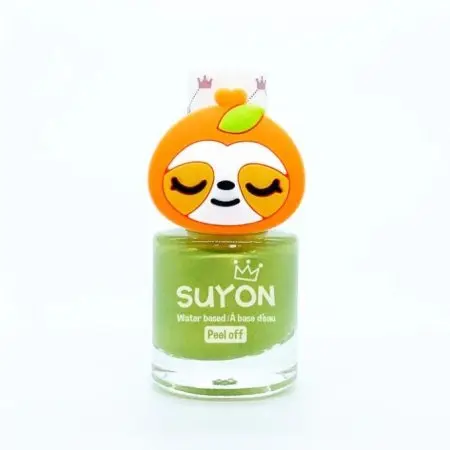 Peel Off Nail Pearl Green with Sloth Ring