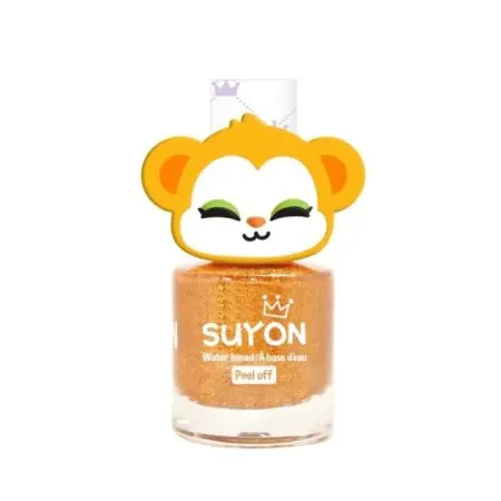 Peel Off Nail Pearl Gold with Monkey Ring