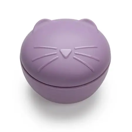 Silicone Bowl with Lid - Cat