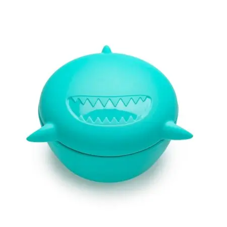 Silicone Bowl with Lid - Shark