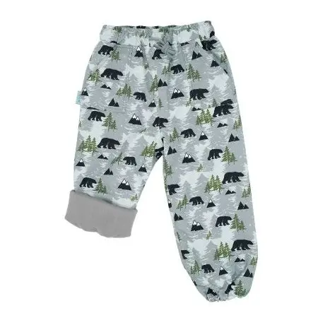 Jan & Jul Cozy-Dry Rain Pants - Bear 2T
