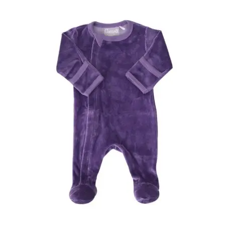 Zipper Footie - Amethyst