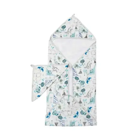 Hooded Towel Set - Dinosaurs