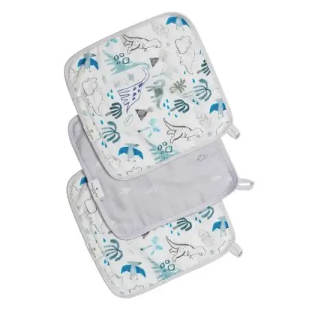 Deluxe Washcloth 3 Pack - Dinosaurs