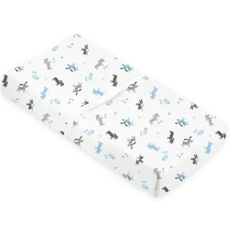 Flannel Contour Pad Sheet With Slits - White Woof