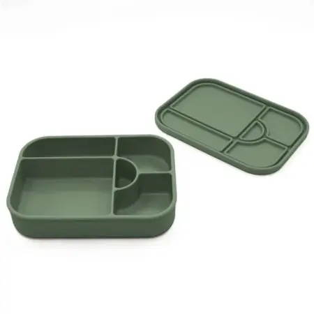 Nouka	Large Silicone Sealed Lunch Box - Fern	BL01 874143000711 Tjskids.com
