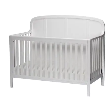 Little Seeds Briar Headboard Crib - True White	CR031WHP 884392016937 Tjskids.com