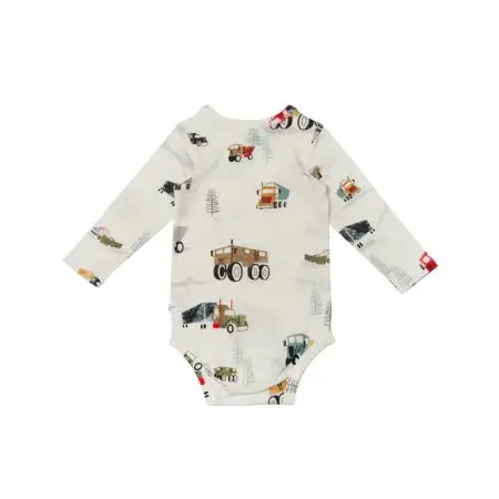Long Sleeve Bodysuit In Tencel - Happy Trucks