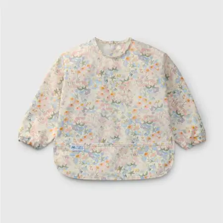 Long Sleeve Waterproof Bib - English Garden