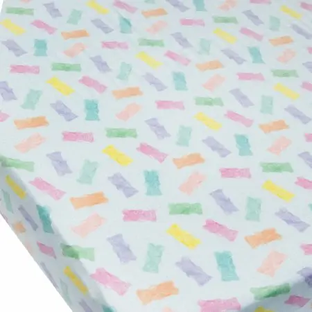 Loulou Lollipop Fitted Crib Sheet - Gummy Bear