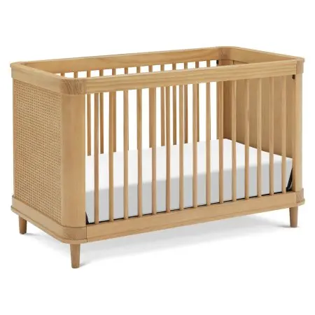 name Sake Marin with Cane 3-in-1 Convertible Crib - Honey