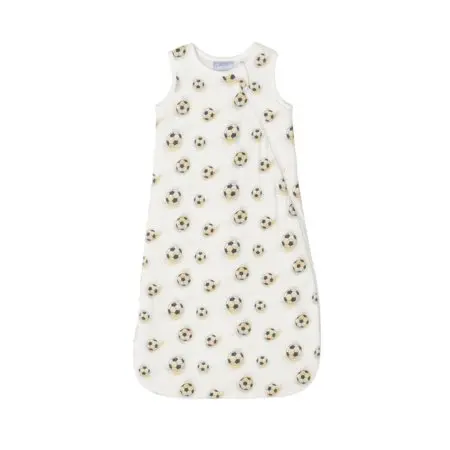Coccoli	MODAL 0.5 TOGS SLEEPSACK - SOCCER BALLS ON CREAM Tjskids.com
