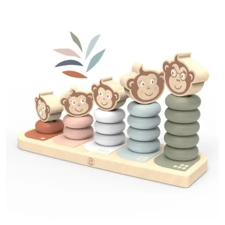 Speedy Monkey Monkey Family Stacker SP1003 Tjskids.com