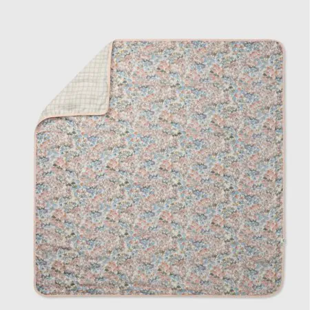 Loulou Lollipop Muslin Quilt - English Garden QTENG	825754050466 Tjskids.com