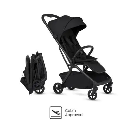 Silver Cross Nia Stroller - Onyx Black SX2347OX	5055836933522 Tjskids.com