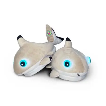 NightBuddies Light-Up Slipper Plush Shark  Ages 3 to 7 years
