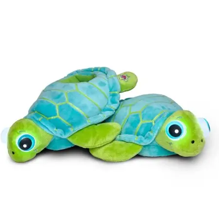 NightBuddies Light-Up Slipper Plush Turtle - Ages 3-7 years